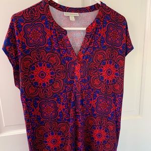Dana Buchman print top